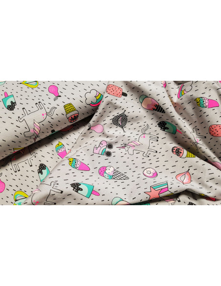 Jersey de coton Licorne