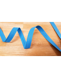 Biais tout textile, polycoton, 20mm, bleu