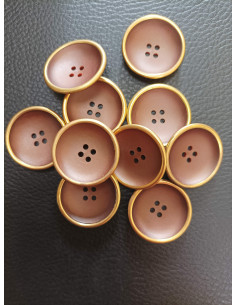 Bouton marron 2