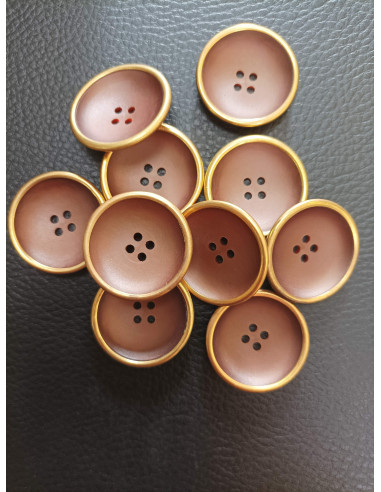 Bouton marron