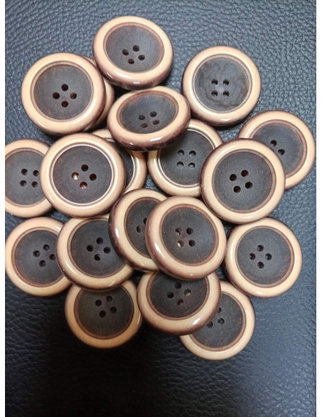 Bouton marron
