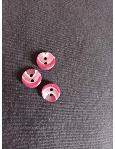 Bouton rose/violet 2