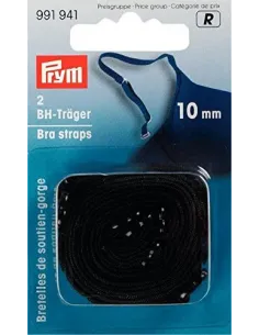 Bretelles de soutien-gorge Prym 10 mm Noir | Zephyr Tissus