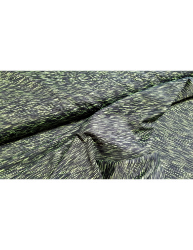Jersey lycra chiné vert fluo