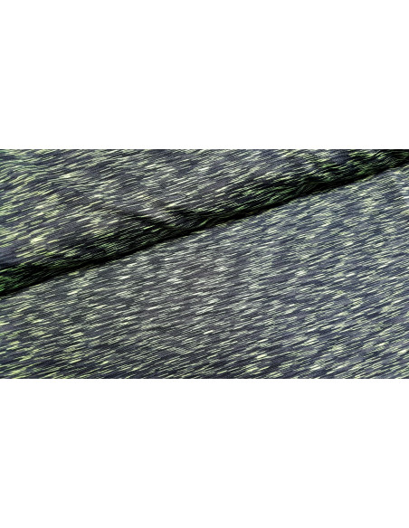 Jersey lycra chiné vert fluo