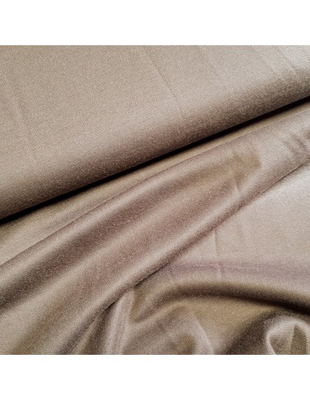 Tissu, Jersey Milano Uni, Taupe, Laize 150 cm, Polyester Viscose Spandex