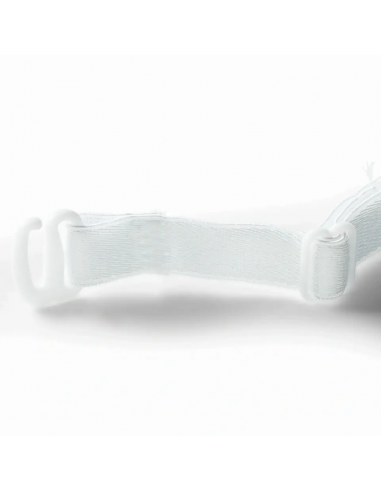 Bretelles de soutien-gorge, 10mm, blanches