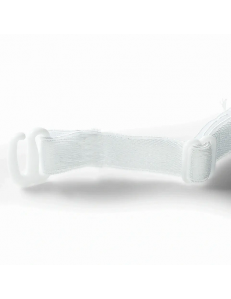 Bretelles de soutien-gorge, 10mm, blanches