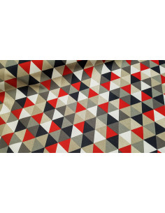 Aspect lin triangles rouges