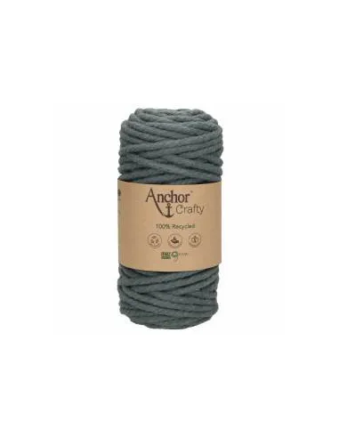 Corde Macramé, Anchor Crafty, Vert lagon, 5 mm, Coton recyclé
