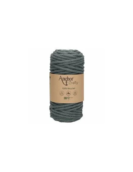 Corde Macramé, Anchor Crafty, Vert lagon, 5 mm, Coton recyclé