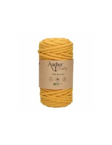 Corde Macramé, Anchor Crafty, Moutarde, 5 mm, Coton recyclé