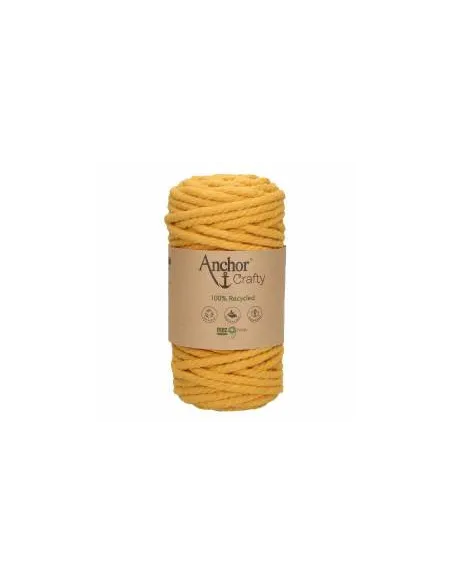 Corde Macramé, Anchor Crafty, Moutarde, 5 mm, Coton recyclé