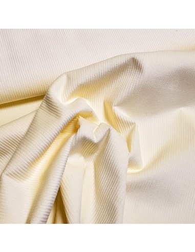 Tissu, Velours Milleraies Uni, Jaune Citron, Laize 150 cm, 100% Coton