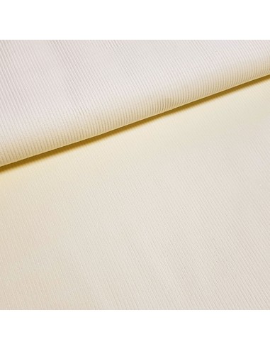 Tissu, Velours Milleraies Uni, Jaune Citron, Laize 150 cm, 100% Coton