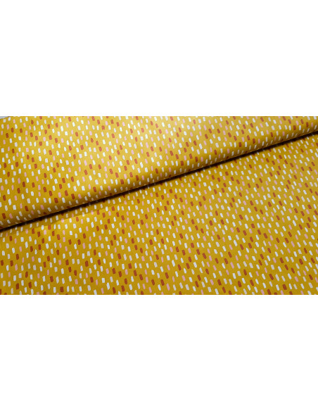 Popeline de coton confettis