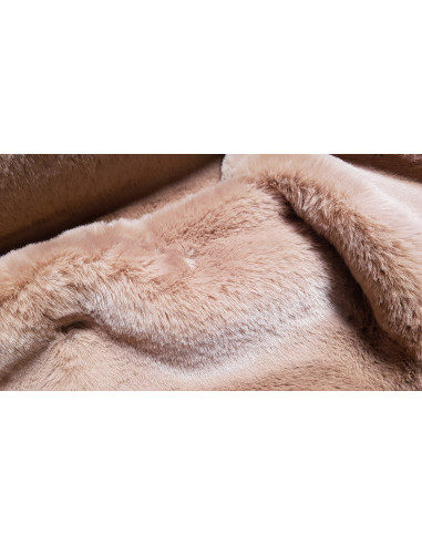 Fourrure épaisse bois de rose