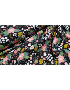 Jersey de coton fleuri 2