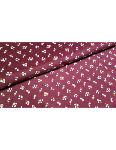 Velours milleraies petites fleurs