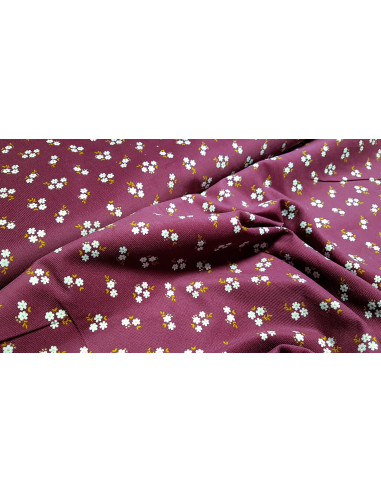 Velours milleraies petites fleurs