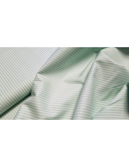 Popeline de coton rayures