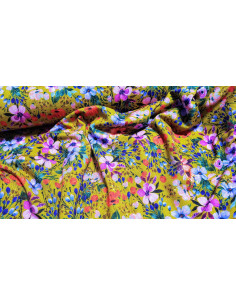 Jersey viscose fleuri 2