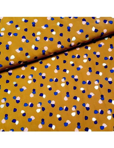 Tissu, Microfibre Peau de Pêche, Terracota, Laize 144 cm, 100% Polyester