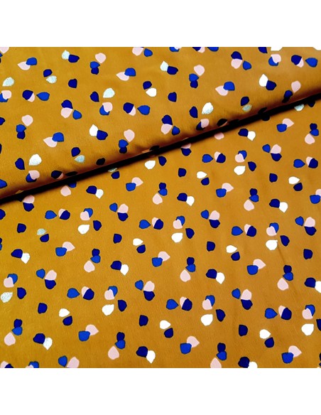 Tissu, Microfibre Peau de Pêche, Terracota, Laize 144 cm, 100% Polyester