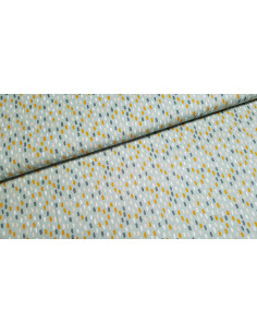 Popeline de coton empreintes