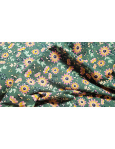 Jersey de coton fleuri 2