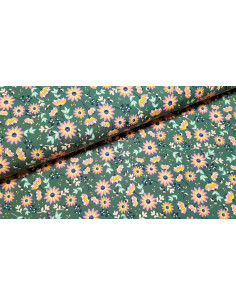 Jersey de coton fleuri