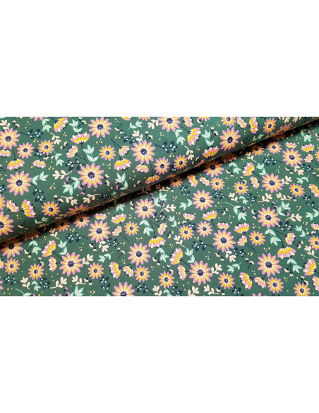 Jersey de coton fleuri