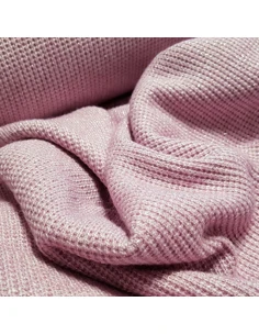 Tissu, Jersey Maille Lurex Épais, Rose Scintillant, Laize 158 cm, Viscose Polyester Lurex Stretch 2