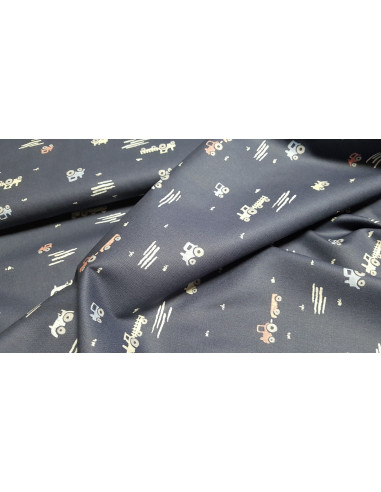 Popeline de coton, camions