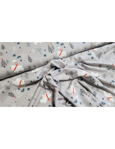 Jersey coton oursons d'hiver