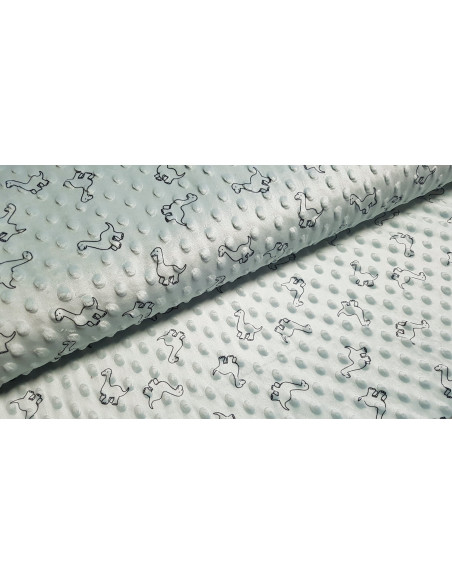 Velours minky dinosaures