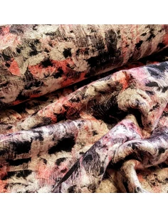Tissu, Lainage Uni, Rose Doux, Laize 150 cm, 100% Polyester 2