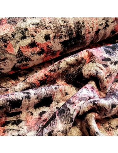 Tissu, Lainage Uni, Rose Doux, Laize 150 cm, 100% Polyester