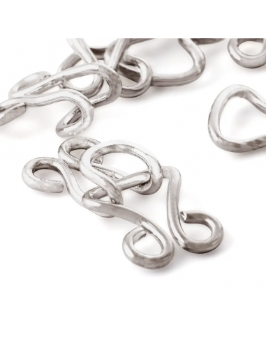 Agrafes et portes pour gaines, No. 13, noir