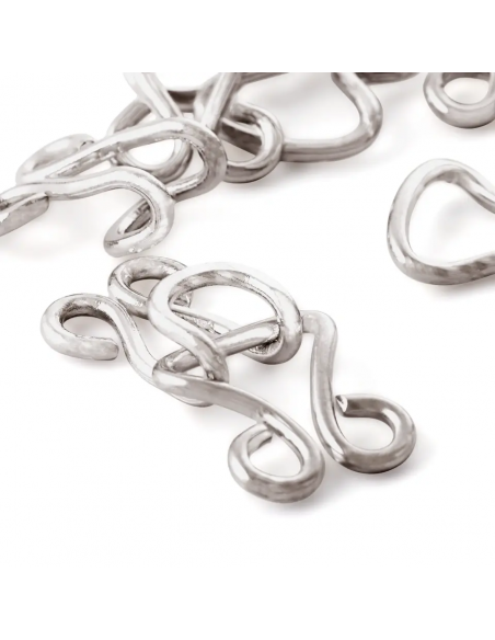 Agrafes et portes pour gaines, No. 13, noir