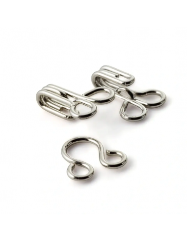 Agrafes et portes, taille 1, noir