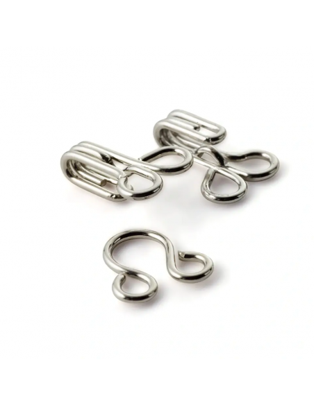 Agrafes et portes, taille 1, noir