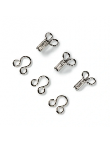 Agrafes et portes, taille 1, noir