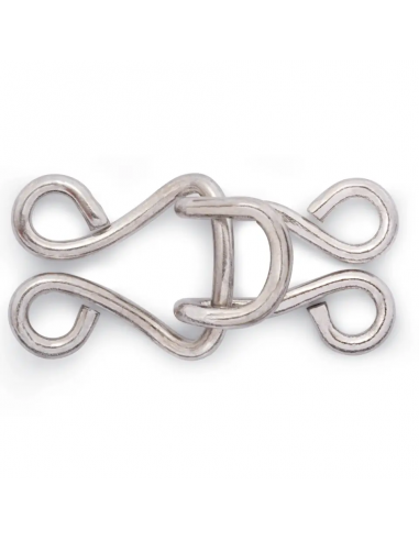 Agrafes et portes pour gaines, No. 13, argenté