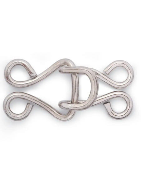 Agrafes et portes pour gaines, No. 13, argenté