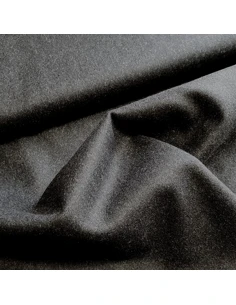 Tissu, Caban Uni, Noir Intense, Laize 150 cm, 55% Laine 45% Polyester 2