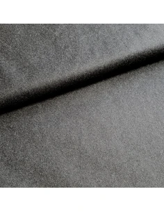 Tissu, Caban Uni, Noir Intense, Laize 150 cm, 55% Laine 45% Polyester