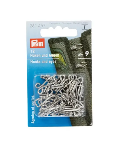 Agrafes et portes pour vestons Prym taille 9 | Zephyr Tissus