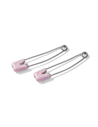 Épingles de sûreté bébé Prym, 55 mm, rose | Zephyr Tissus