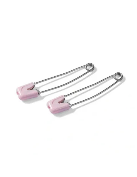 Épingles de sûreté bébé Prym, 55 mm, rose | Zephyr Tissus